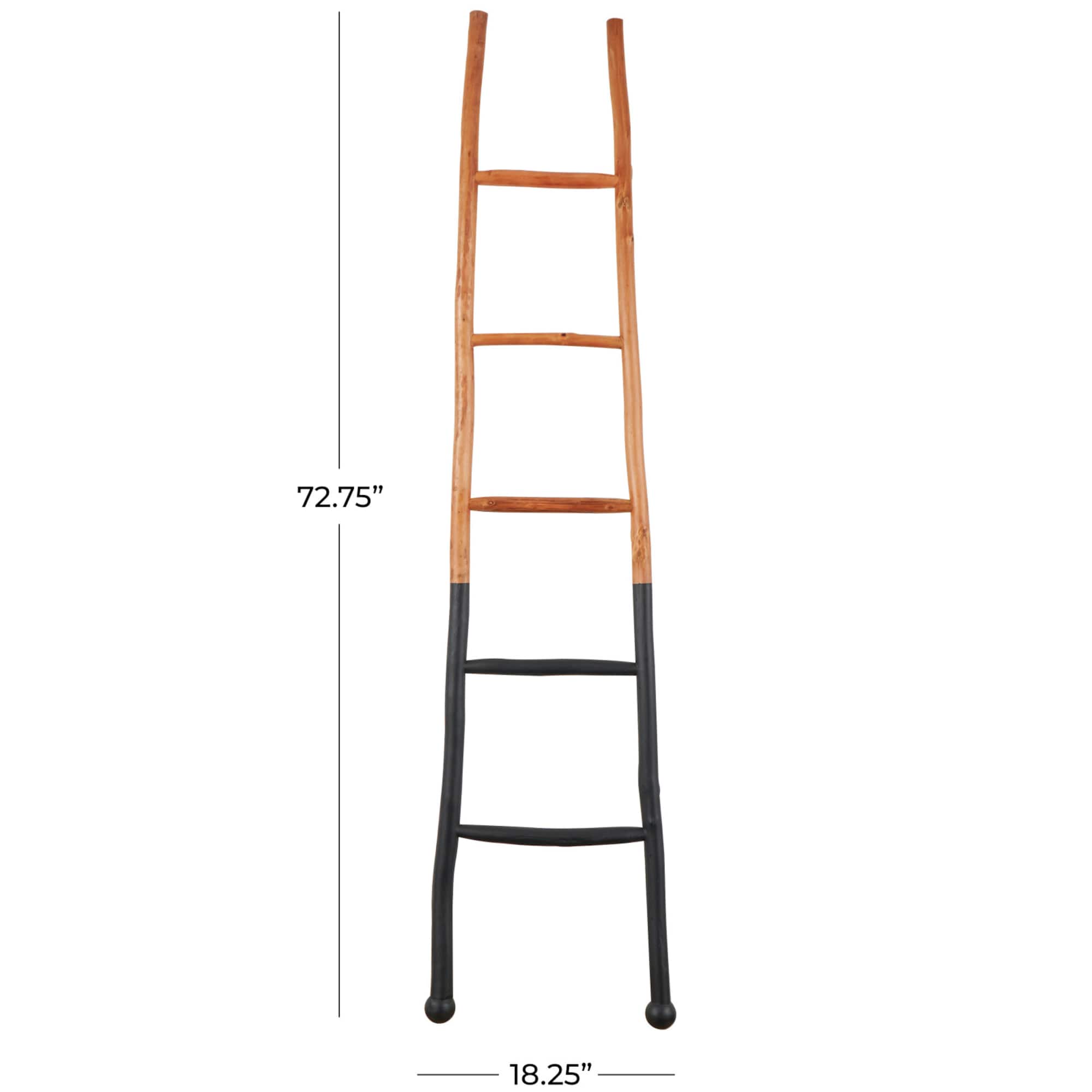 6ft. Handmade Slanted Wood Ladder
